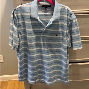 Tommy Hilfiger mens polo short sleeve shirt size L